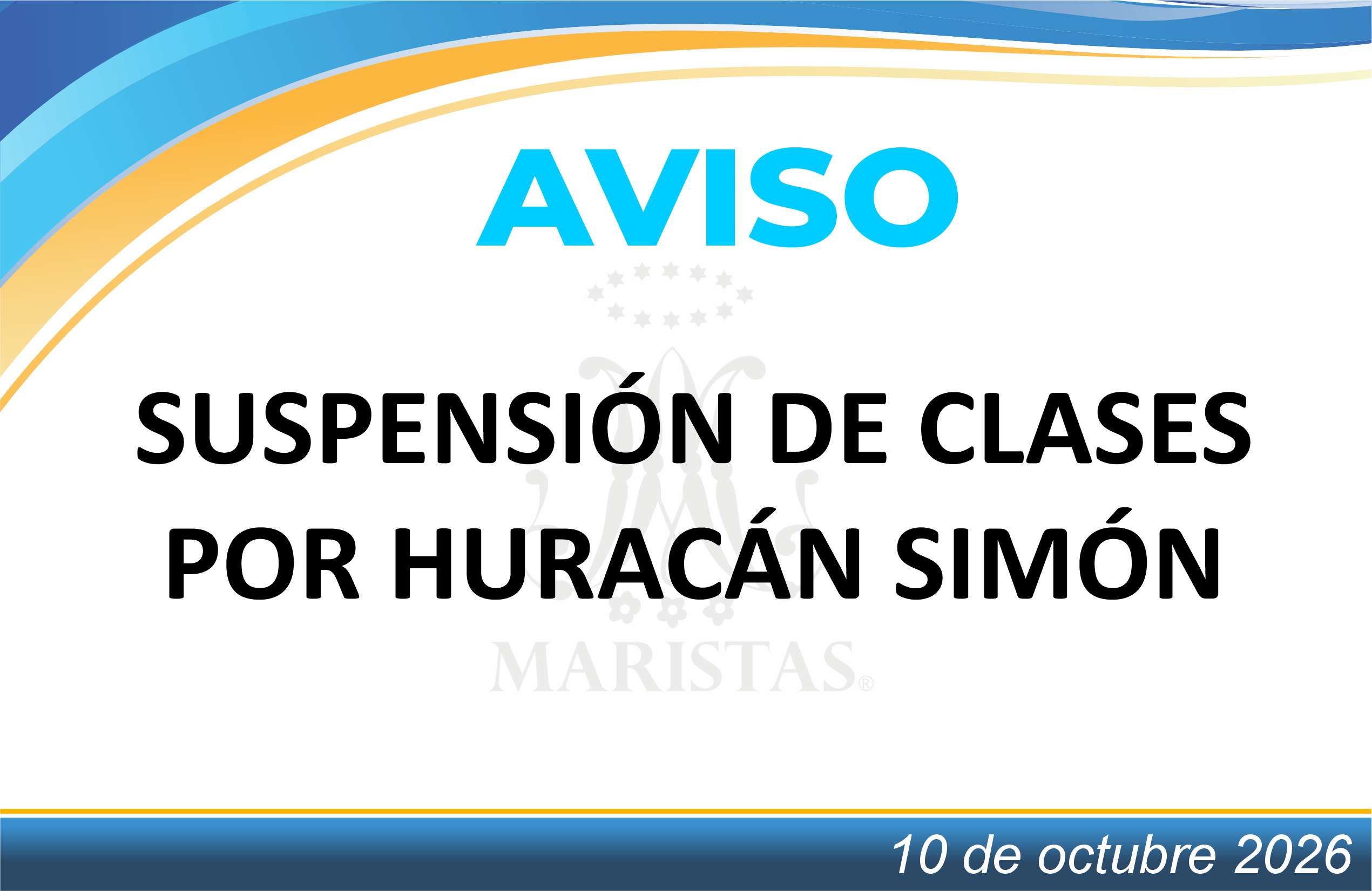 Aviso importante