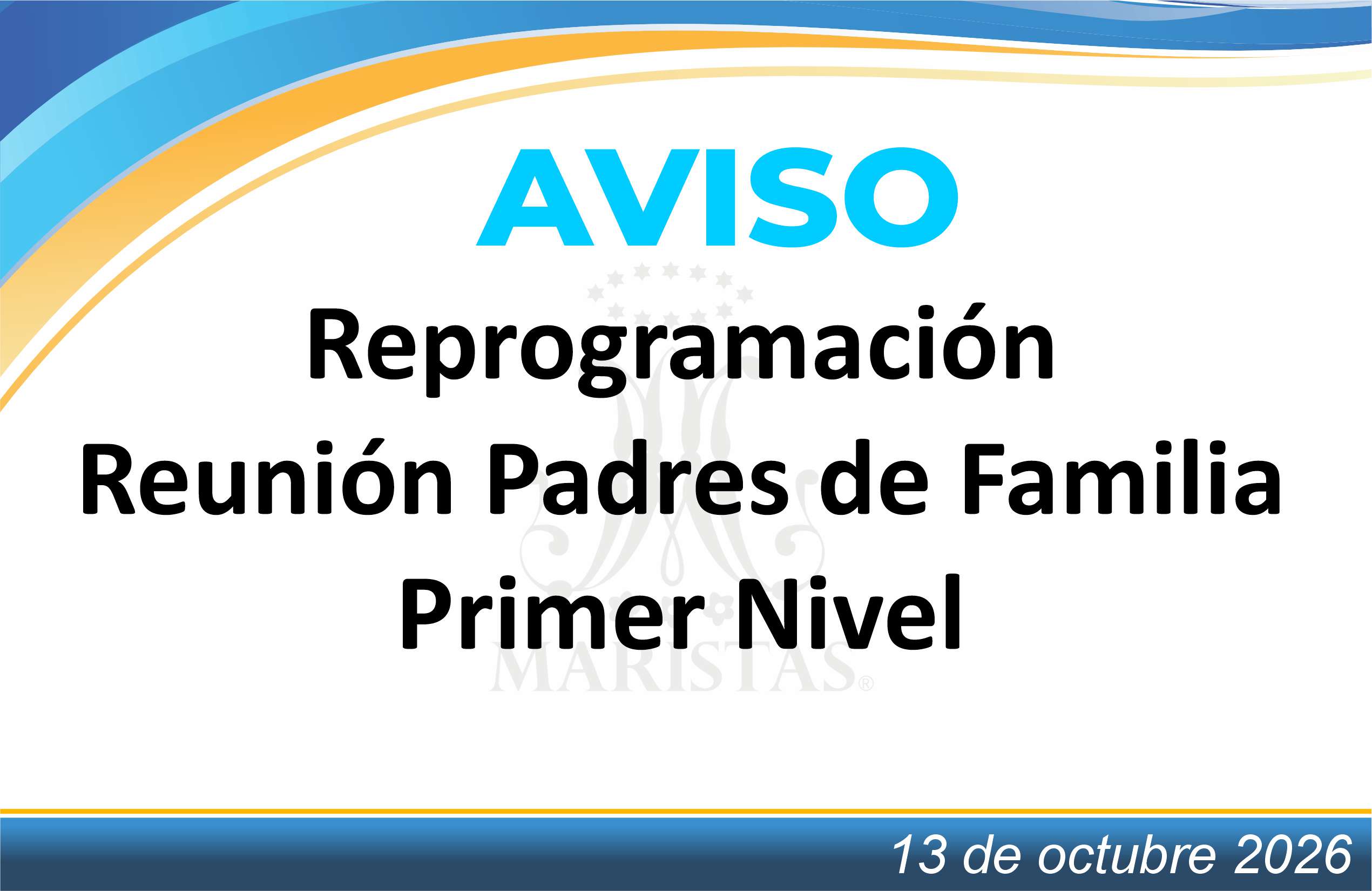 Aviso importante